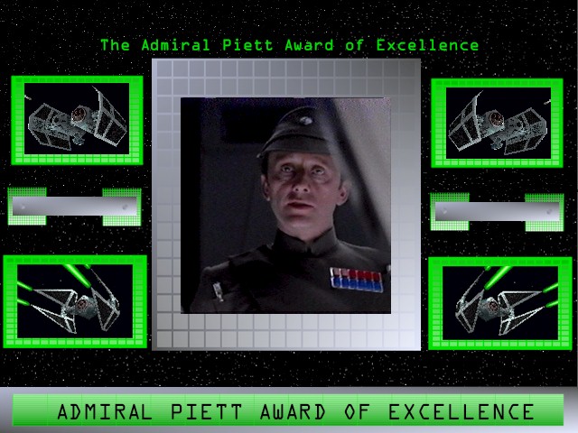 Admiral Piett Award of Excellence